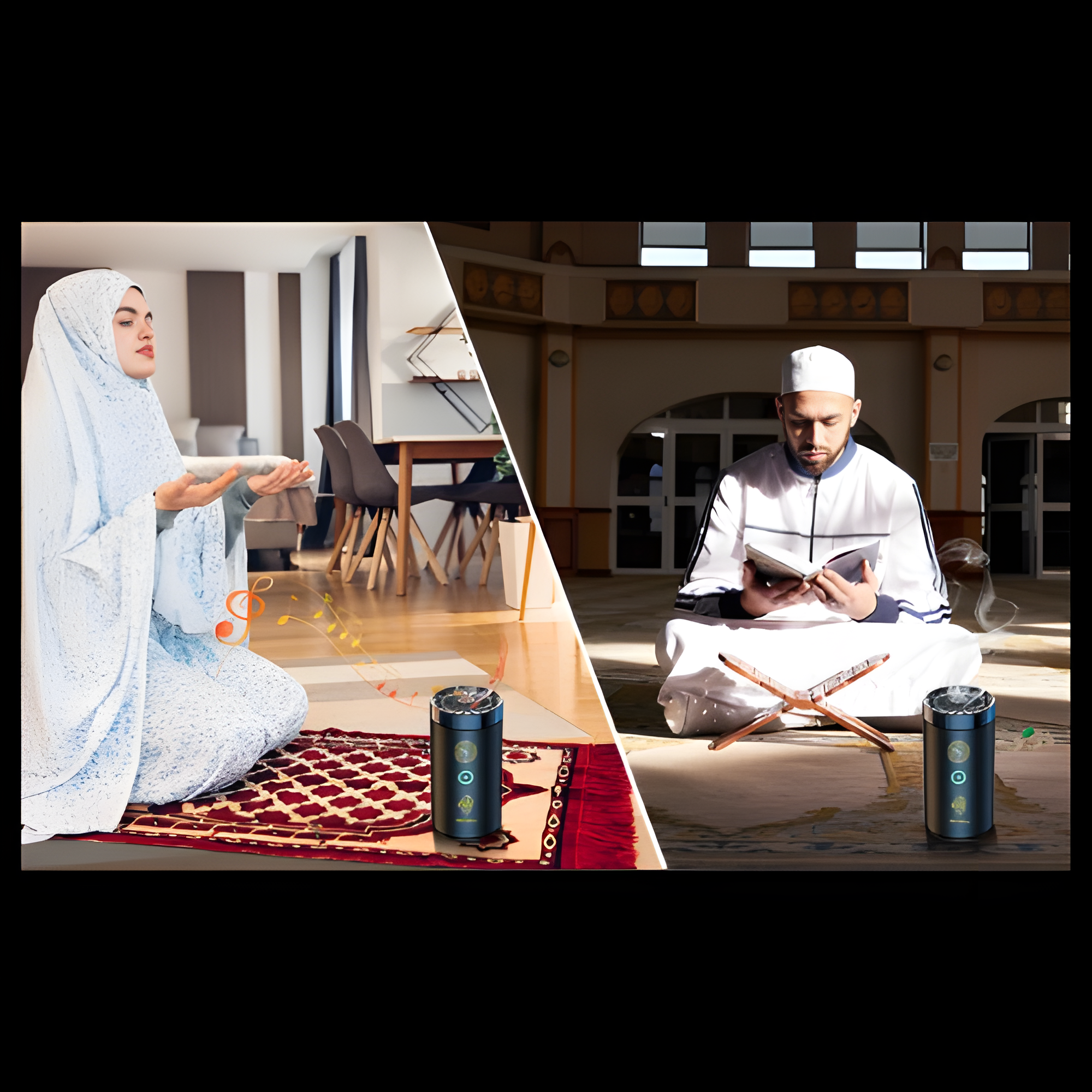 🕌🕯️ Quemador de Incienso Árabe Bakhoor Portátil